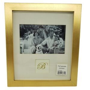 Cynthia Royce Gold Toned Monogram Frame